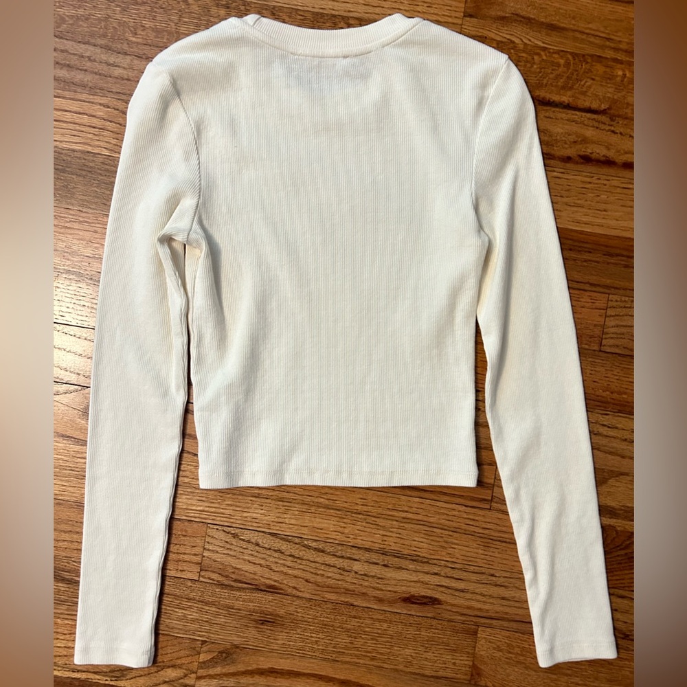 et clet long sleeve ribbed top - Picture 2 of 5